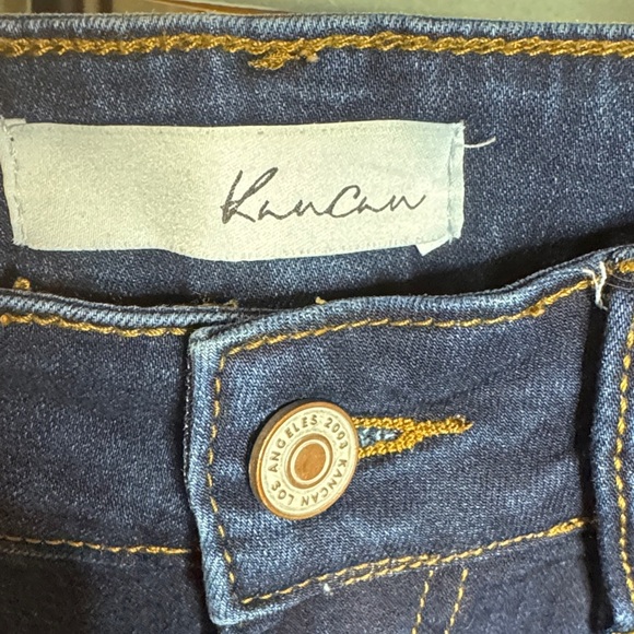 KanCan Jeans Bootcut Stretch Blue Mid Rise Denim Womens Size 27 Style EL1041DC - Picture 2 of 9